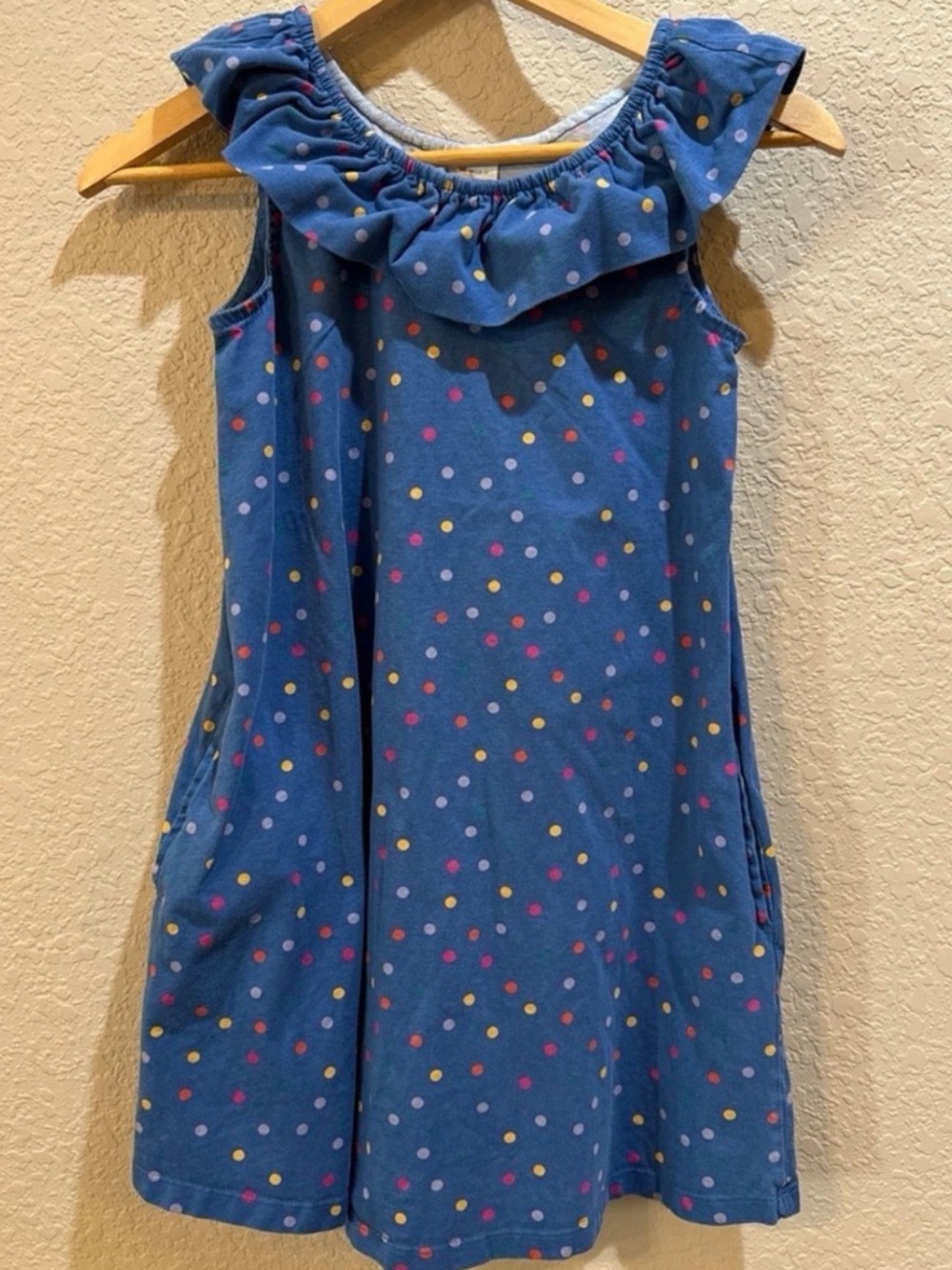 Hanna Andersson Blue Polka Dot Dress